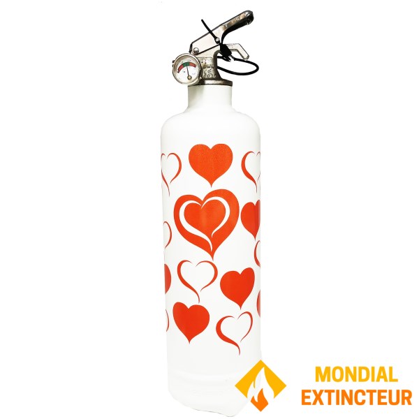 Extincteur Design "COEURS"