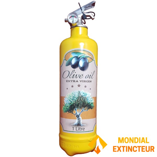 Extincteur Design "Huile d'olive"