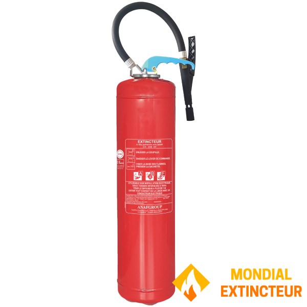 Extincteur 9 Litres ABF marque ANAF - Pression Auxiliaire