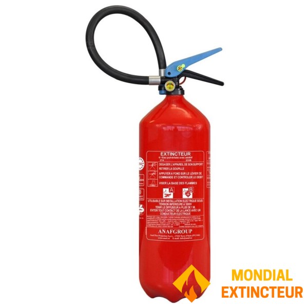 Extincteur 6 litres NF &amp; MED eau pulvérisée avec additif ANAF FS6J