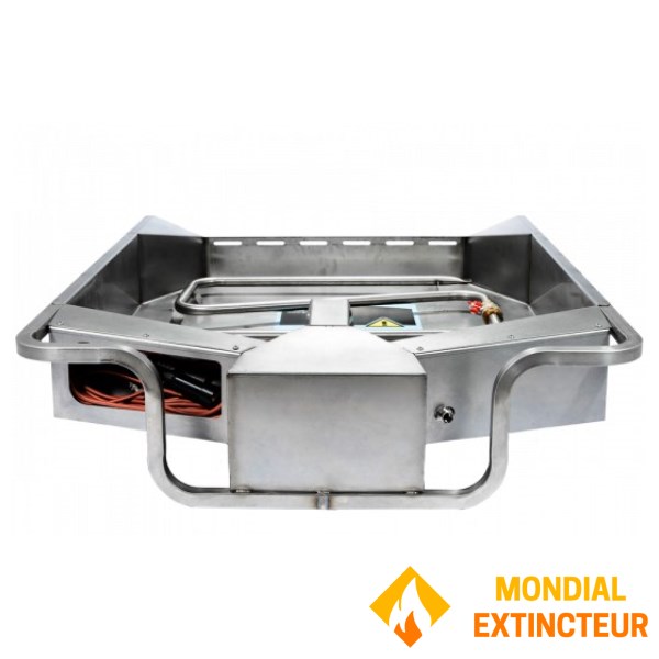 Générateur de flammes immergés + Kit 4 bouteilles domestiques + Lyre +Télécommande Filaire + Sans fil