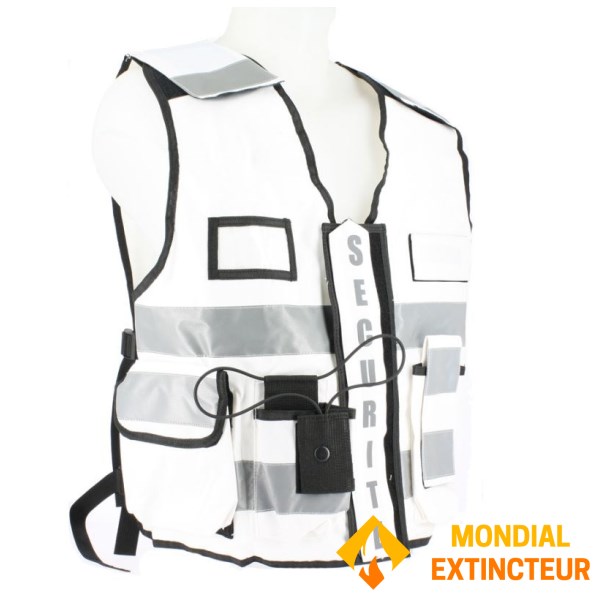 Gilet haute visibilité Blanc