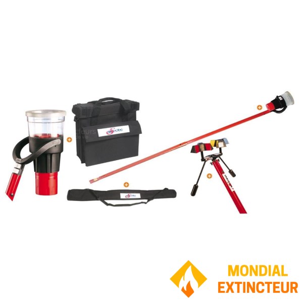 Kit complet Démontage et test des détecteurs de fumée à 6 m