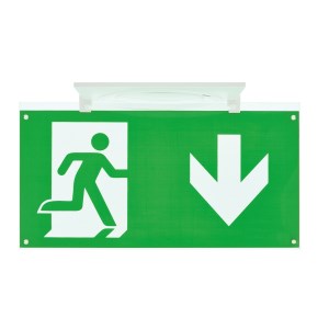 Kit encastrement plafond carré et porte étiquette "Spazio Luz"