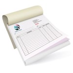 Lot de 20 Facturiers Personnalisés - Carnet Auto-copiant Couleur