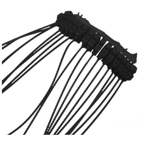 Lot de 300 plastoscellés noirs longueur 160 mm