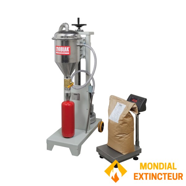 Machine remplissage poudre extincteur - 8Kg/min