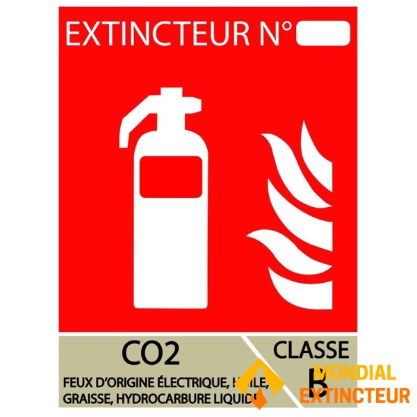 Pack protection électrique avec extincteur CO2