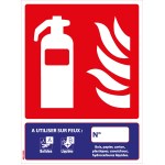 Panneau Magnétique eau pulvérisée additif 14.8 x 21 cm - Classe AB