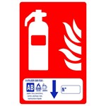Panneau PVC eau pulvérisée additif 10 x 15 cm - Classe AB