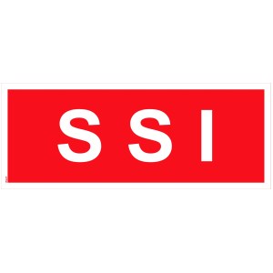 Panneau "SSI" PVC - 200x80 mm