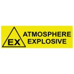 Panneau atmosphère explosive – L.300 x H.100 mm