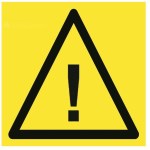 Panneau danger – L.200 x H.200 mm