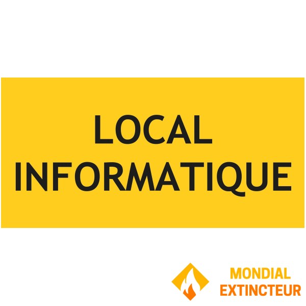 Panneau local informatique – L.200 x H.100 mm