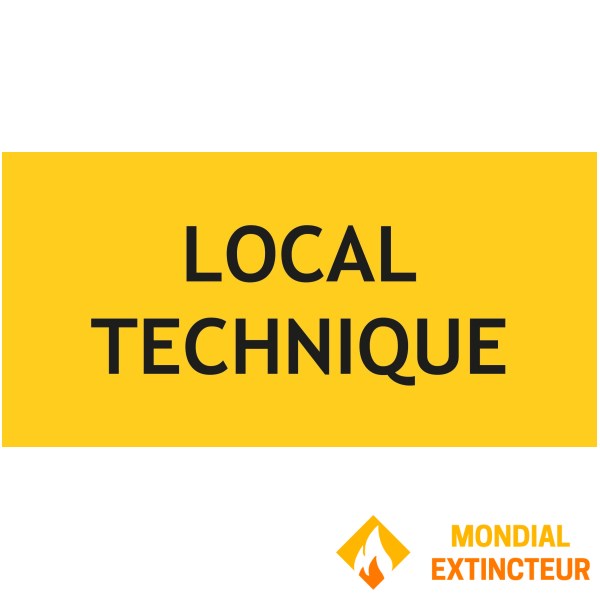 Panneau local technique – L.200 x H.100 mm