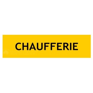 Panneau de localisation "CHAUFFERIE"