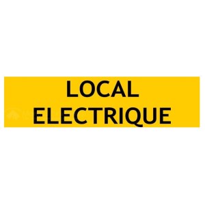 Panneau de localisation "LOCAL ÉLECTRIQUE"