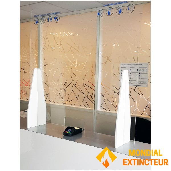 Protection pour comptoirs et bureaux 2 mm Transparent - Luxe
