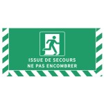Signalisation au sol pour Issue de Secours - L.800 x H.400 mm
