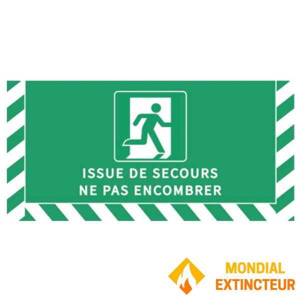 Signalisation au sol pour Issue de Secours - L.800 x H.400 mm