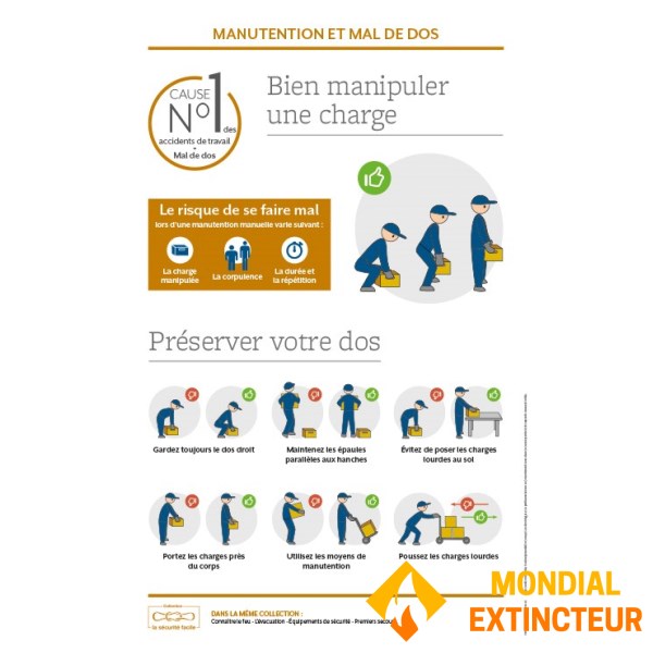 Support formation Manutention et mal de dos