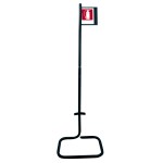 Support sol pour extincteur avec drapeau