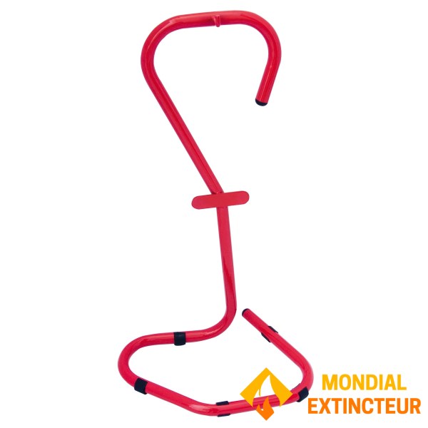 Support sol rouge pour extincteur