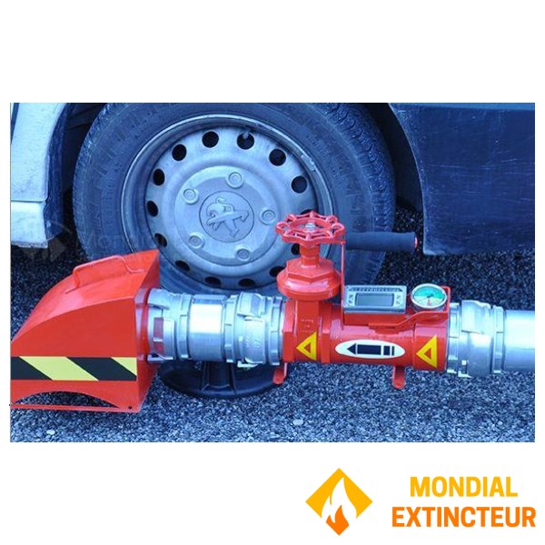 Support de sol pour vérifier les poteaux incendie