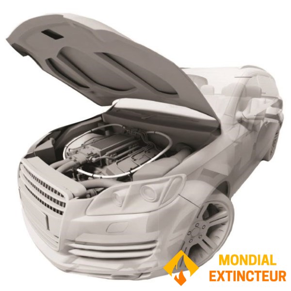 Système 2 mètres d'extinction Automatique pour Armoire et moteur voiture