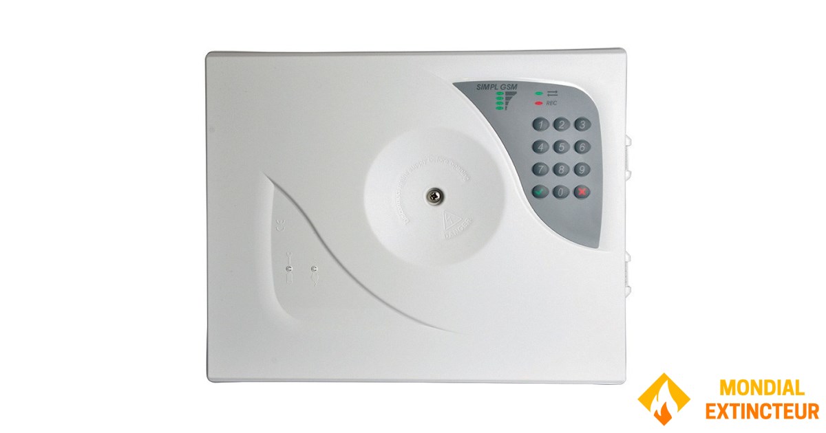 Cooper Securite - SD-GSM - Transmetteur Téléphonique GSM / SMS 8 entrées 10 N° d'appel Vocal