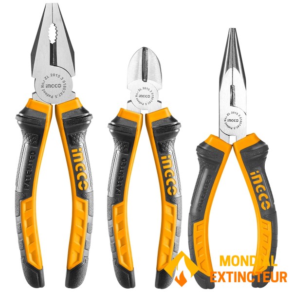 Trio de pinces pour technicien