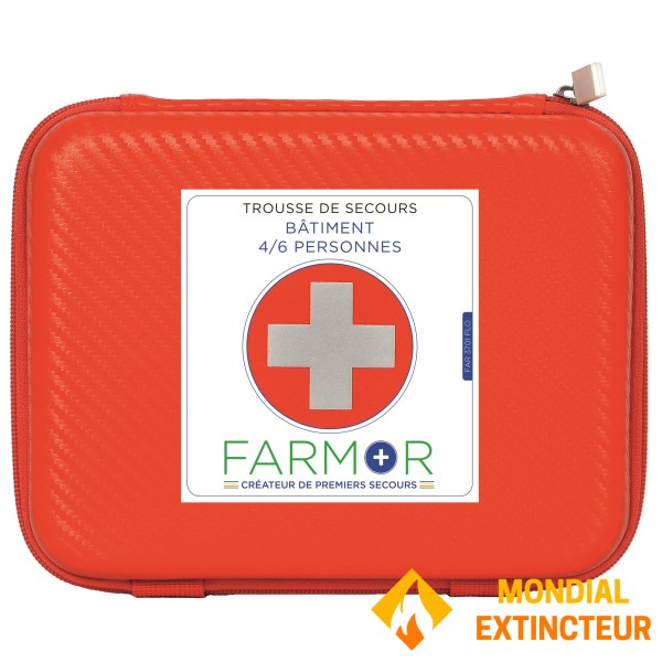 Trousse de premier secours bâtiment - 4/6 personnes