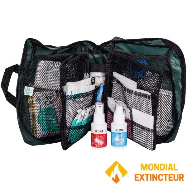 Trousse de secours 10/12 personnes avec poignées de transport