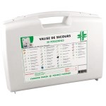 Valise de secours 20 personnes avec poignée de transport