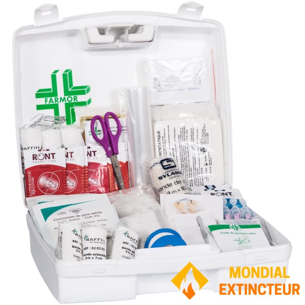 Valise de secours "Bâtiment" 15/20 personnes