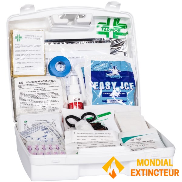 Valise de secours "Miroitier/Vitrier" 8/10 personnes