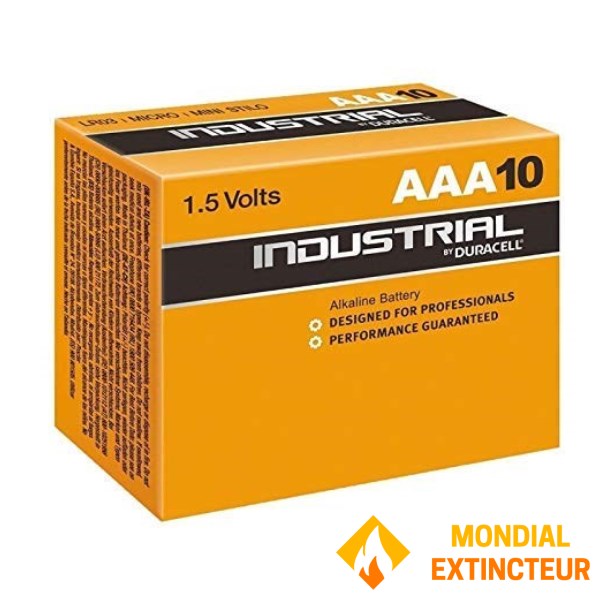 10 darabos doboz DURACELL PROCELL 1,5V LR03 alkáli elemet tartalmazó doboz