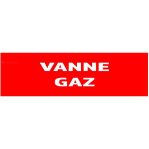 50 panelek "Gázszelep" 200mm x 60mm