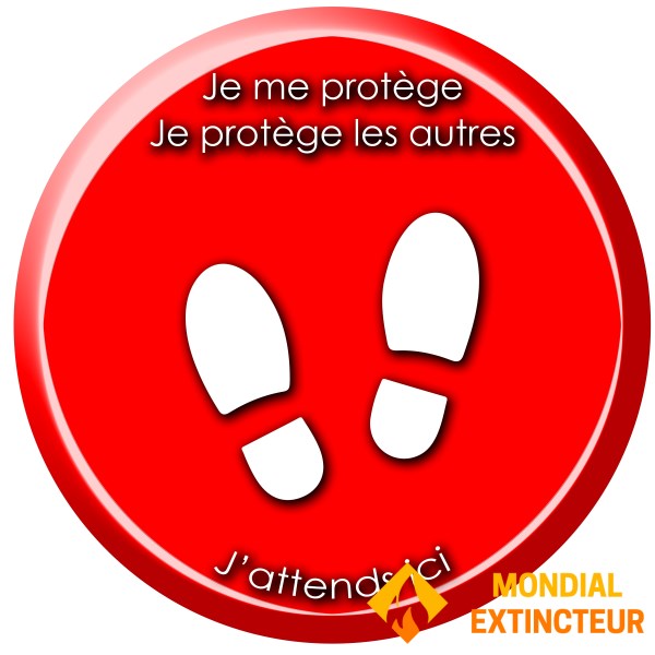 Biztonsági talajjelzések - Átmérő 40 cm