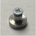 Bloc gravé personnalisé pour la pince acier bronzé