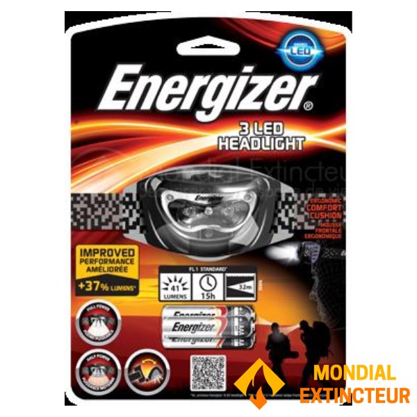 Energizer 3 ledes fejlámpa
