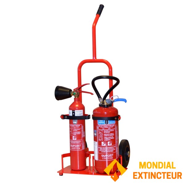 Kocsi 2 tűzoltó készülékhez