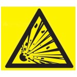 Robbanásveszélyes anyagokat tartalmazó panel - Sz.200 x H.200 mm