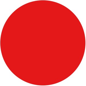 Tűzoltók számára hozzáférhető öböl piros - Ø 200 mm