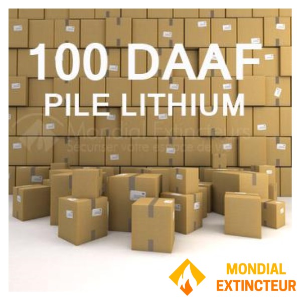 100 alarm asap dengan garansi 5 tahun - EN 14604 dengan baterai lithium