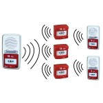 Alarm radio otonom tipe 4 Axendis, jangkauan 100 meter - tanpa repeater