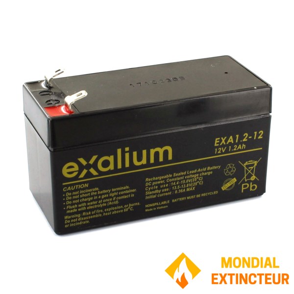 Baterai timbal 12V - 1.2Ah