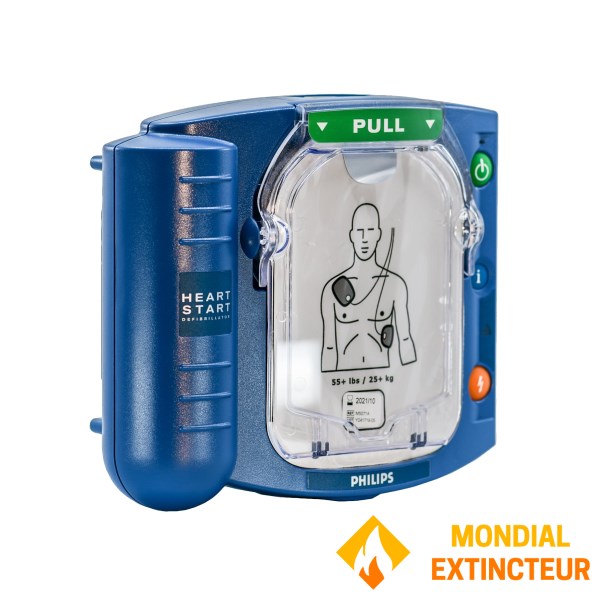 Defibrilator Semi-Otomatis Philips HS1 dengan tas jinjing