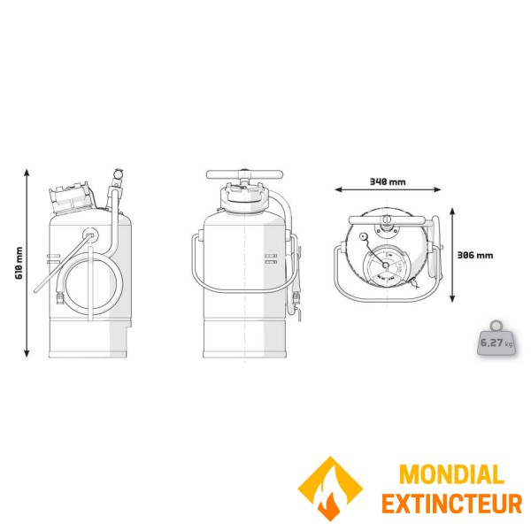 Ember pompa 15 liter