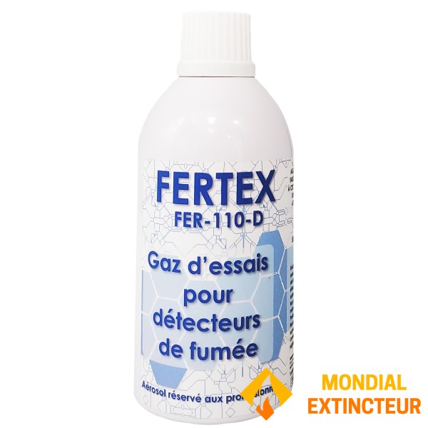 Gas uji untuk detektor asap